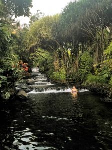 Tabacon Hot Springs cascades